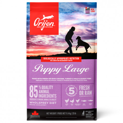 Orijen Puppy Large - Ração seca para cachorro de porte grande - Quantidade: 11,4 kg