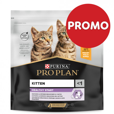 Pro Plan Healthy Start - Ração seca para gatinho - Frango - Quantidade: 400 g [PROMO]