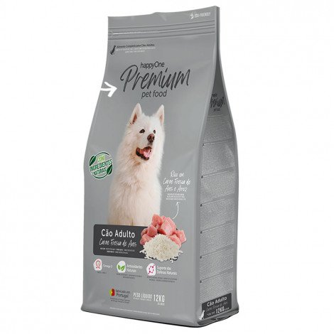 happyOne Premium - Ração seca para cão adulto - Aves - Quantidade: 12 kg