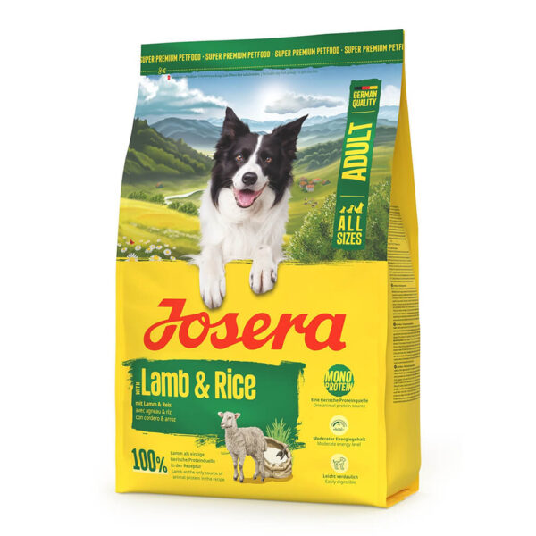 Josera - Ração seca para cão adulto - Borrego e arroz - Quantidade: 3 kg