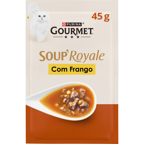 Gourmet Soup Royale para gato - Frango - Quantidade: 45 g